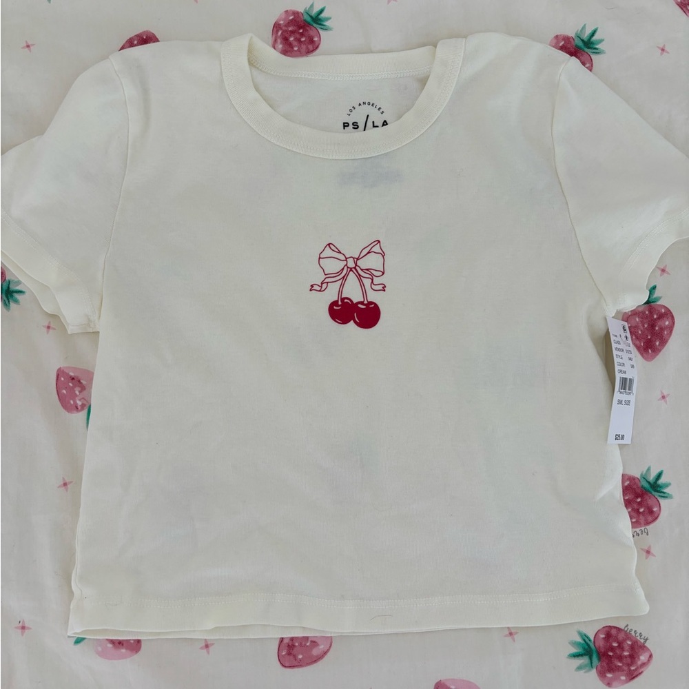 Pacsun cherry baby tee